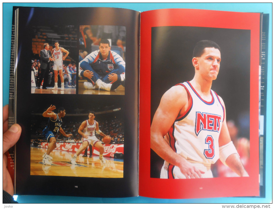 DRAZEN PETROVIC large monograph * Basketball NBA New Jersey Brooklyn Nets Portland Trail Blazers Real Madrid basket-ball