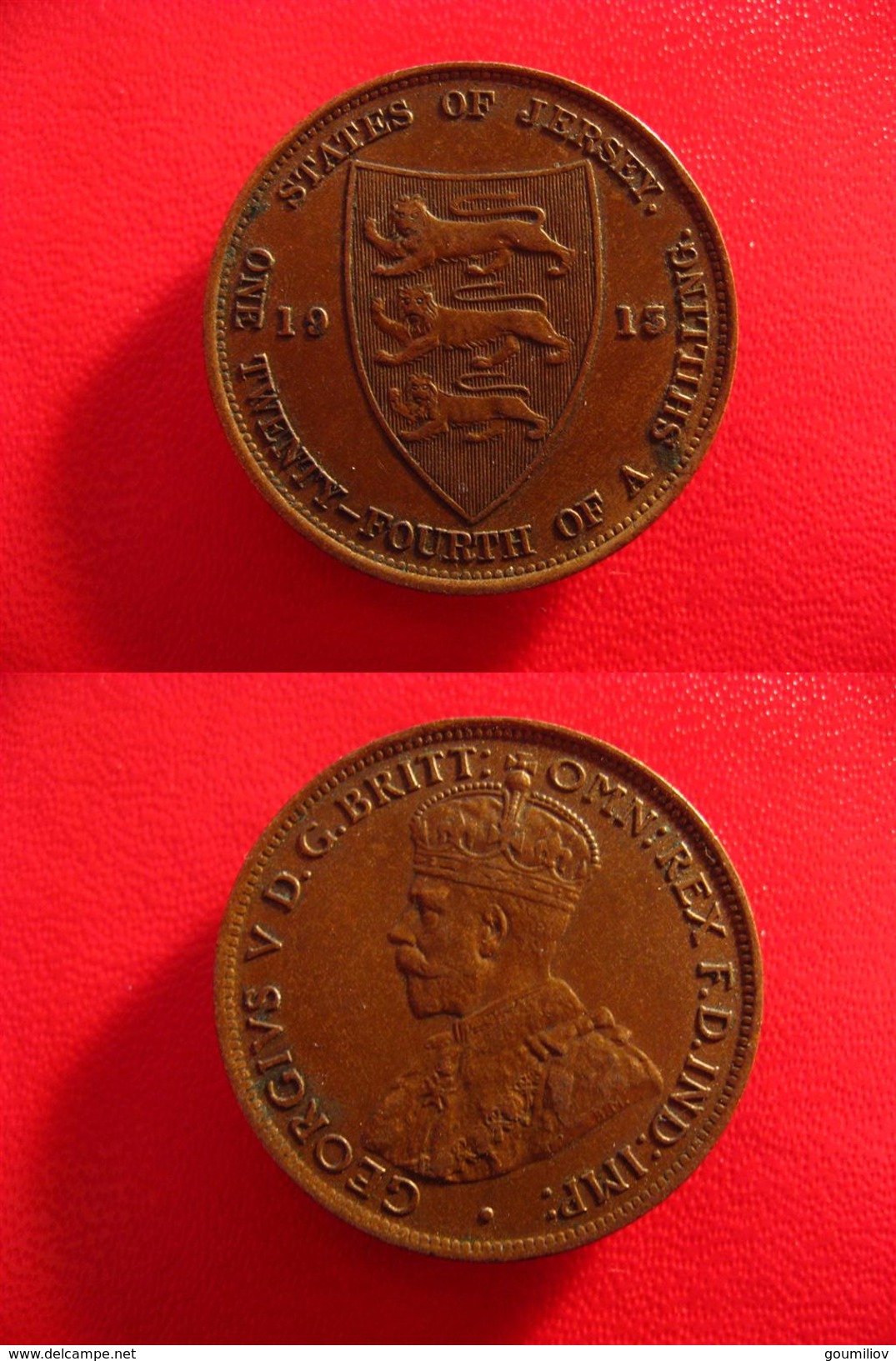 States Of Jersey - One Twenty-fourth Of A Shilling Georges V 1913 4774 - Jersey