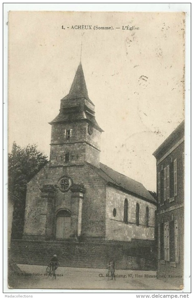 Acheux  (80.Somme)  L'Eglise - Acheux En Amienois