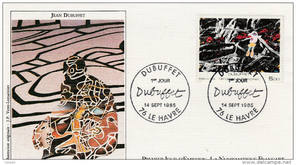 FRANCE LETTRE N° 2381  OBLITERATION PREMIER JOUR  LE HAVRE - Moderne