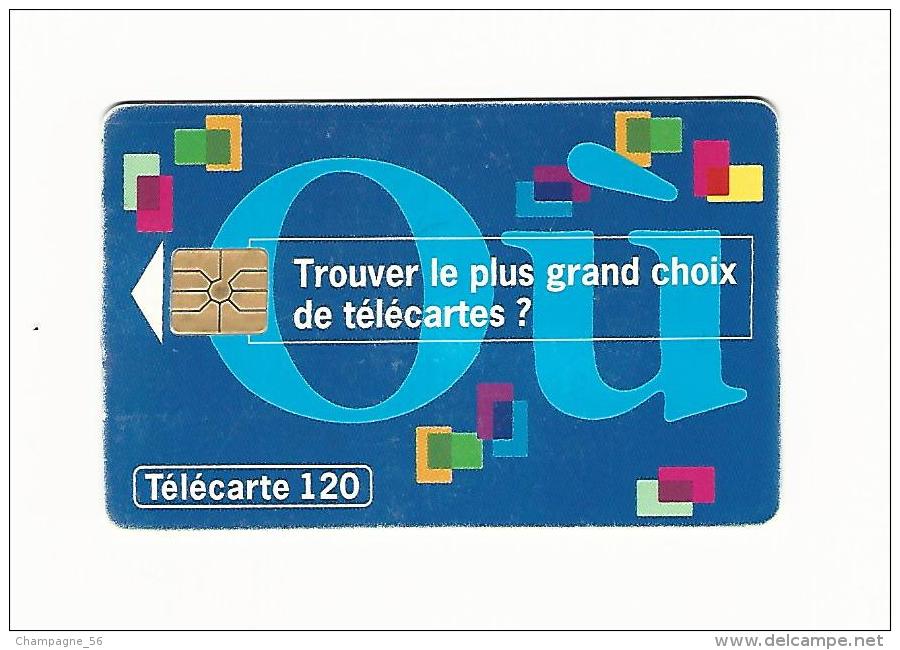 VARIÉTÉS FRANCE TÉLÉCARTES 04 / 94 F462  BNVT UNITE 120  GEM 1 A  B + 8 CHIFFRES    UTILISÉE - Variétés