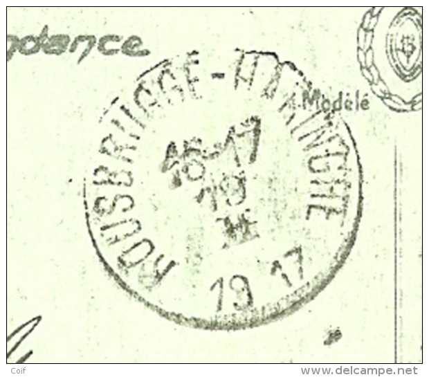 Kaart Vanuit ABBEVILLE, Met Stempel PMB, Met Als Aankomst ROUSBRUGGE-HARINGHE Op 19/2/1917 (Onbezet Belgie) - Zona No Ocupada