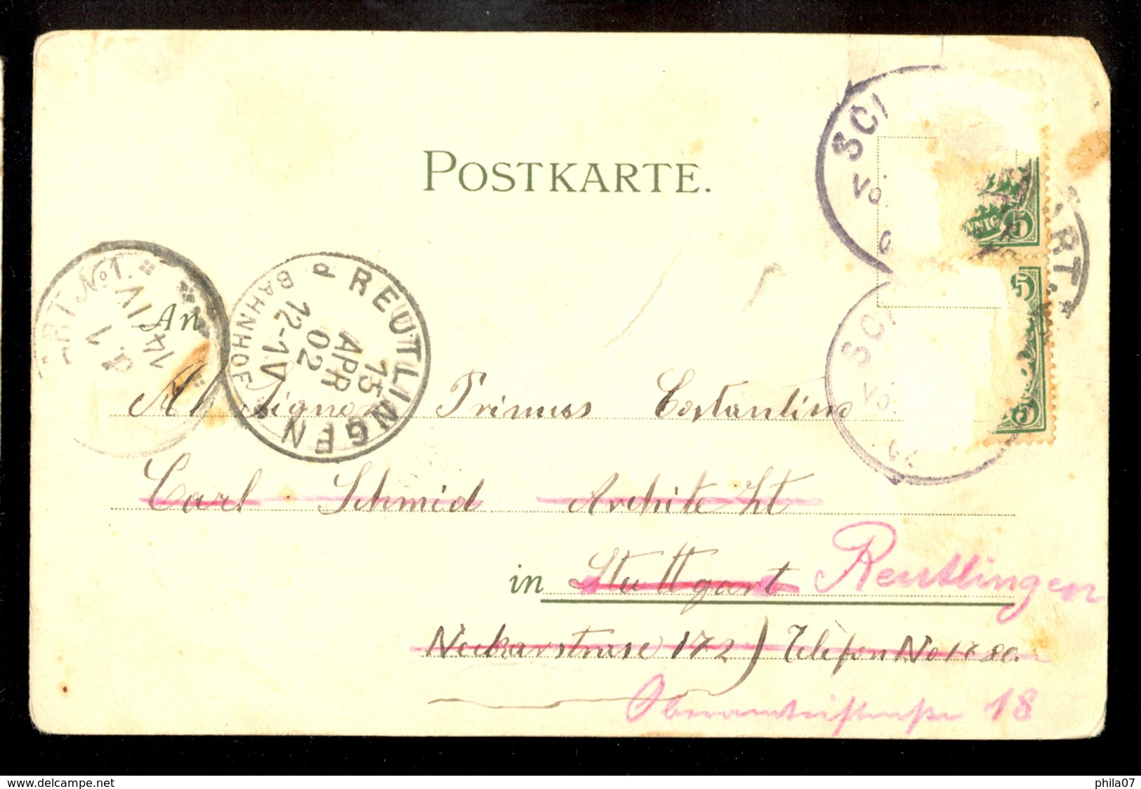 Gruss Vom Schliersee / Year 1902 / Old Postcard Circulated - Schliersee