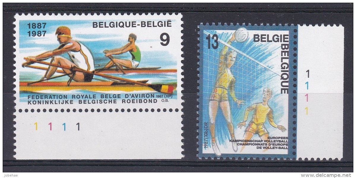 Belgie Plaatnummer COB** 2259-2260.1 - 1981-1990