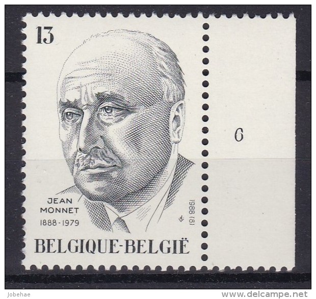 Belgie Plaatnummer COB** 2293.6 - 1981-1990