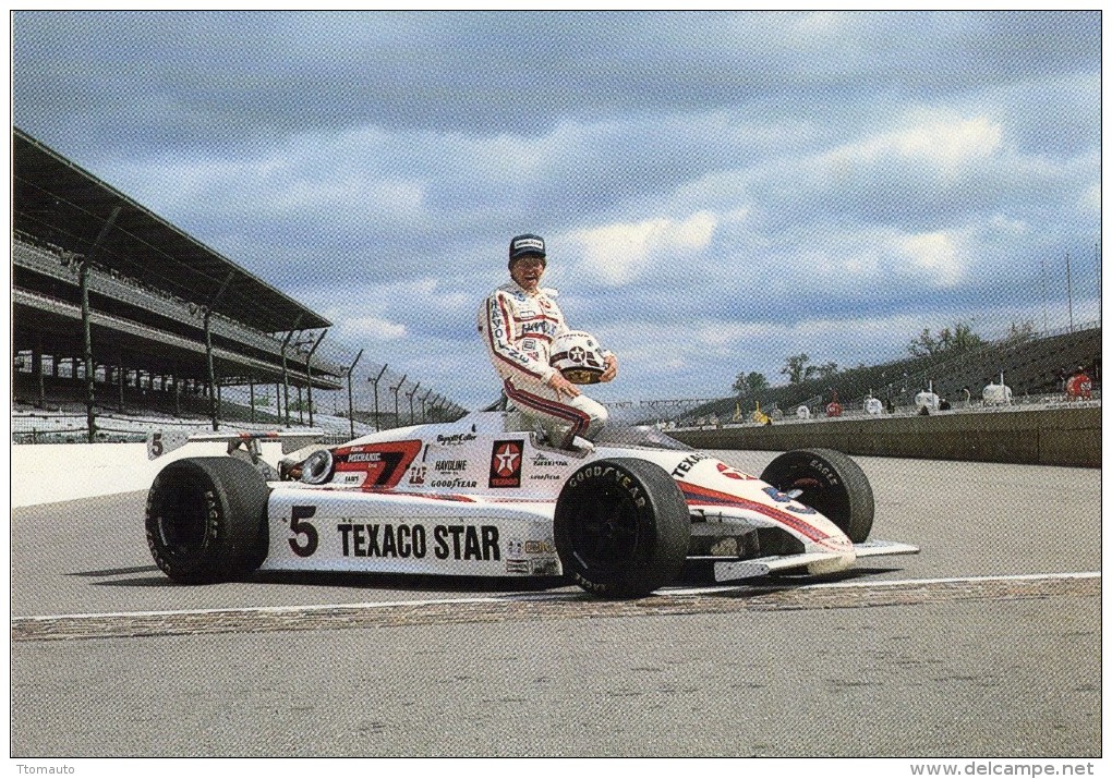 Tom Sneva   -  Vainqueur 1983  Indianapolis 500 Miles  -  Carte Postale - IndyCar