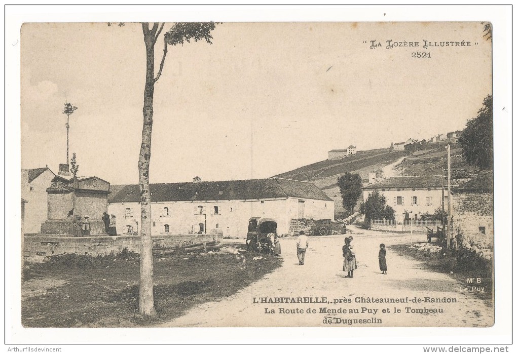 CHATEAUNEUF DE  R--L'HABITARELLE  -ROUTE DE MENDE DILIGENCE - Chateauneuf De Randon