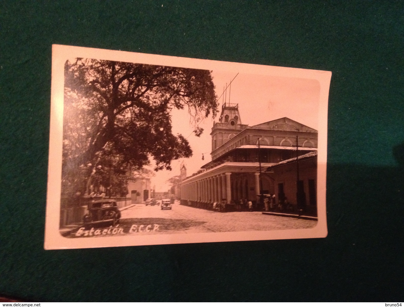 Cartolina Estacion FCCP Asuncion Paraguay Anni 30 Non Viaggiata Stazione  Station - Paraguay