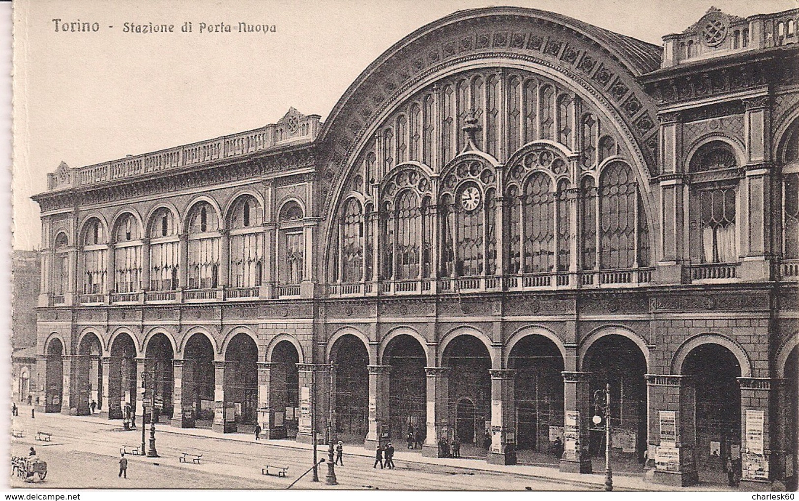 CPA - Italie - Animée - Torino - Stazlione Porta Nuova - Sorelle - Garavagno - Stazione Porta Nuova