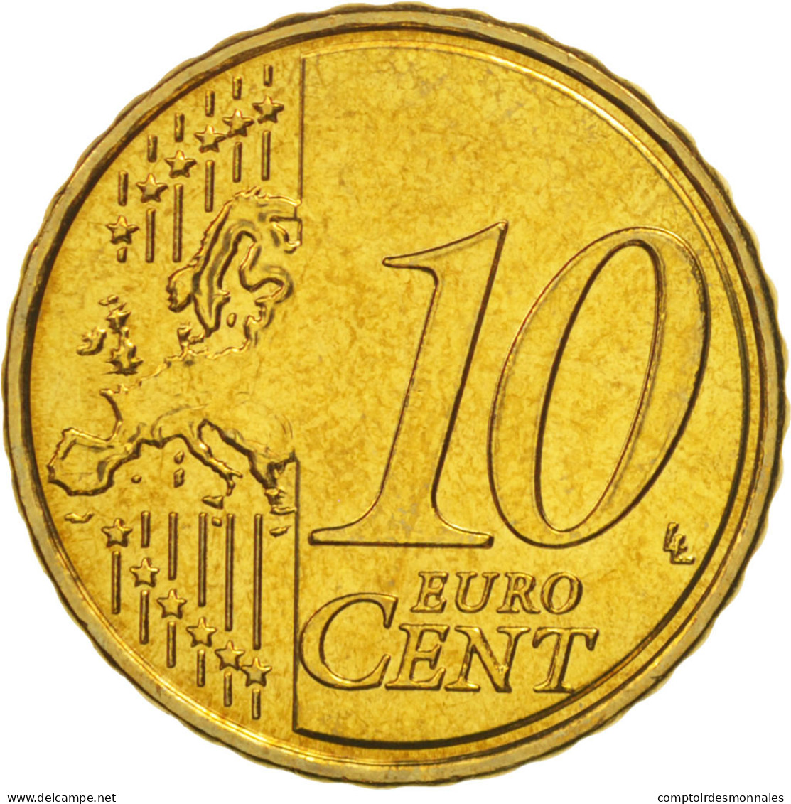 Malte, 10 Euro Cent, 2008, SPL+, Laiton, KM:128 - Malte