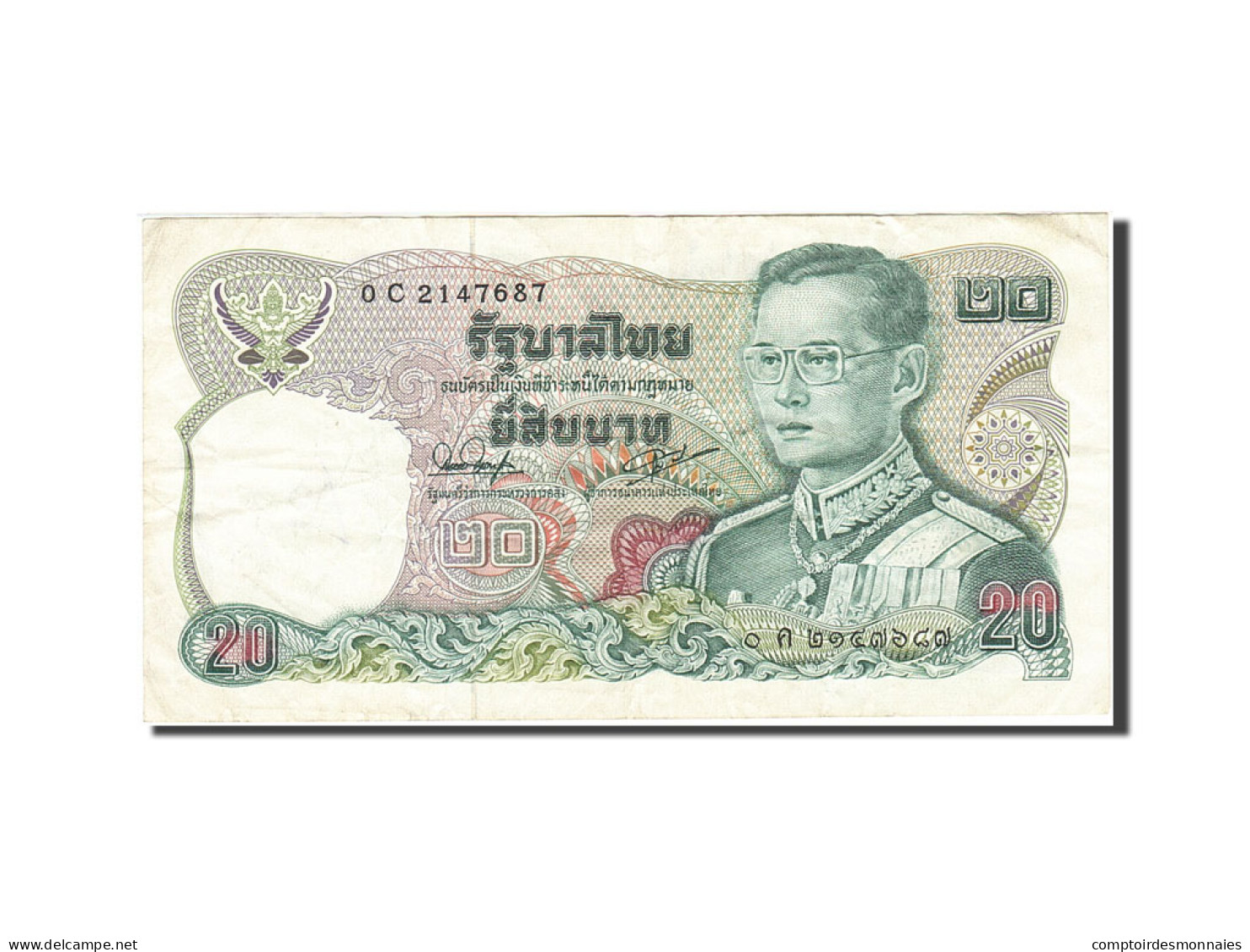 Billet, Thaïlande, 20 Baht, 1978-1981, 1981, KM:88, TB - Thaïlande