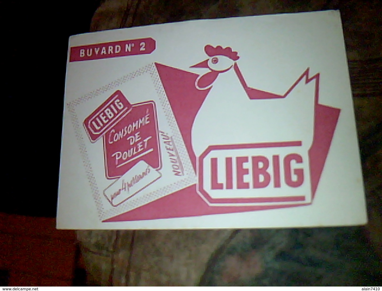 Buvard  Publicitaire Consome De Poulet Liebig - L