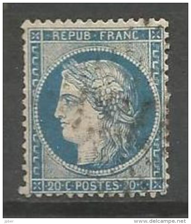 France - F1/089 - Type Cérès Siège De Paris - N°37 Obl. - 1870 Assedio Di Parigi