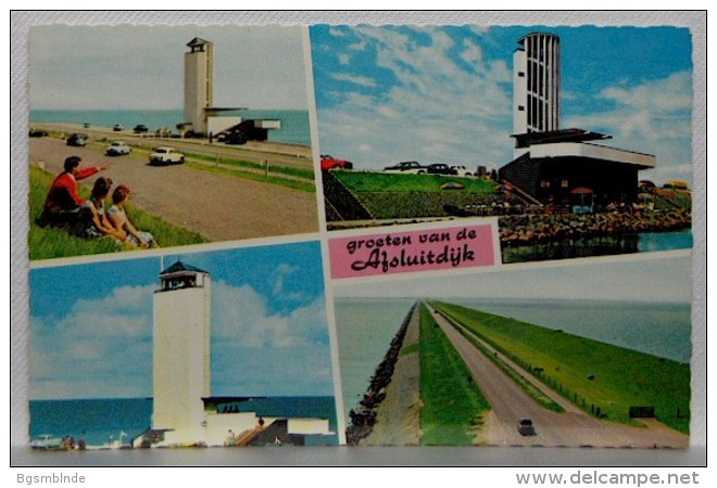 AFSLUITDIJK Holland-Friesland  (wohl 1950er) - Den Oever (& Afsluitdijk)