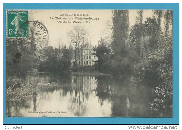 CPA - Le Château De Maison-Rouge MONTFERMEIL 93 - Montfermeil