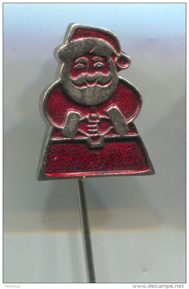 SANTA CLAUS, Weihnachtsmann - Christmas, Vintage Pin, Badge, Abzeichen - Navidad