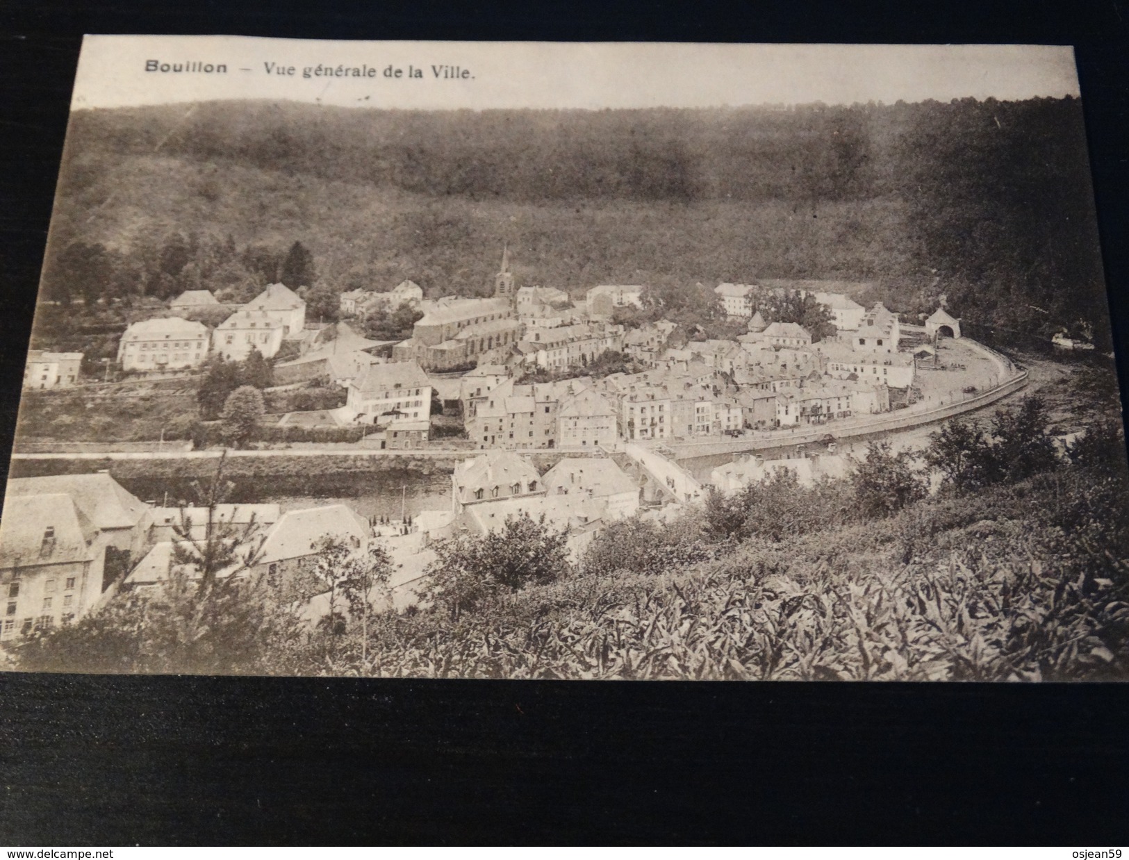 . "Roi Casqué" COB 166 -(190) Sur/carte Postale De Bouillon Vers Bruxelles .Affranchissement Mixte.23/08/1923 - 1919-1920 Trench Helmet