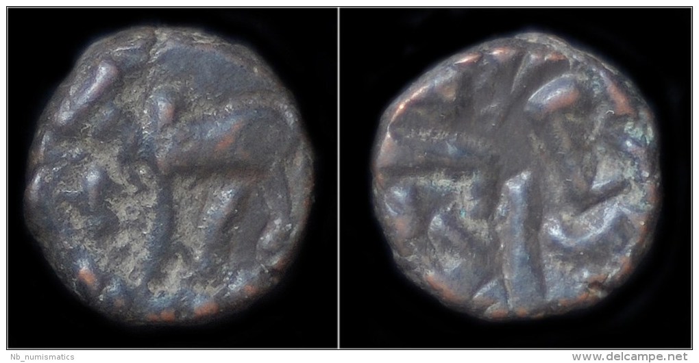 India Nagas Of Narwa Ganapati Naga AE 1/4 Kakini - Indian