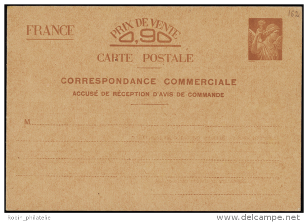 N° 654 Iris Sans Valeur CP4 Correspondance Commerciale Qualité:  Cote: 150&nbsp; &euro; - Other & Unclassified