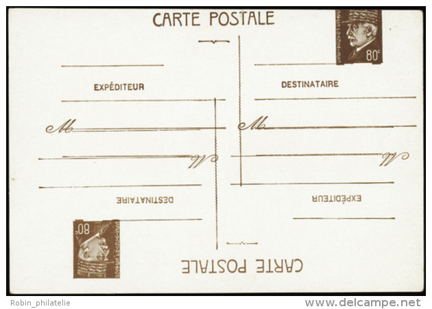 N° 512 CP2  80c Pétain Double Impression Qualité:  Cote: .....&nbsp; &euro; - Other & Unclassified