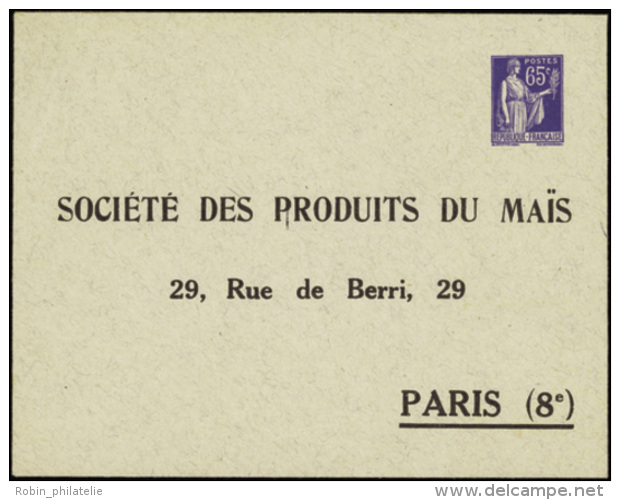 N° 365 (D4b) 65c Paix "Produits Du Maïs" Qualité:  Cote: 450&nbsp; &euro; - Other & Unclassified