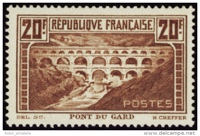 N° 262 A 20f Pont Du Gard Type I Qualité: ** Cote: 575&nbsp; &euro; - Other & Unclassified