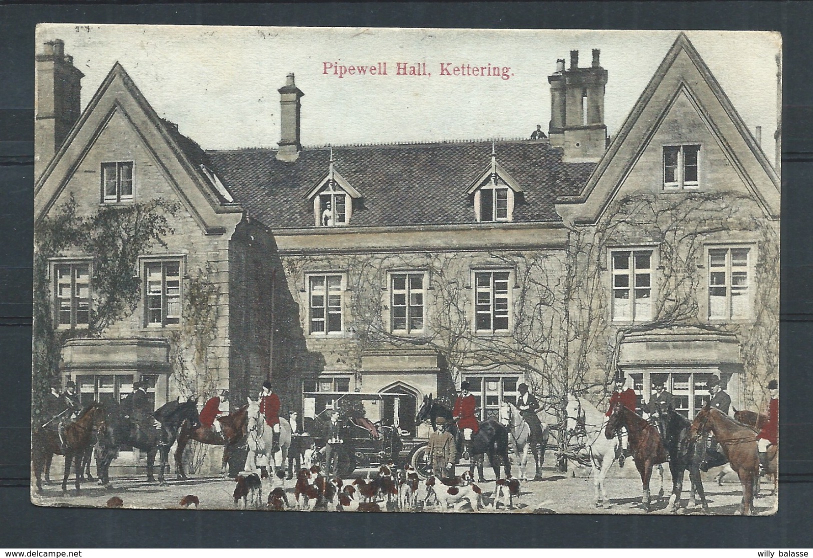 +++ CPA - Royaume Uni - Angleterre - Pipewell Hall - KETTERING - Hunt  // - Northamptonshire