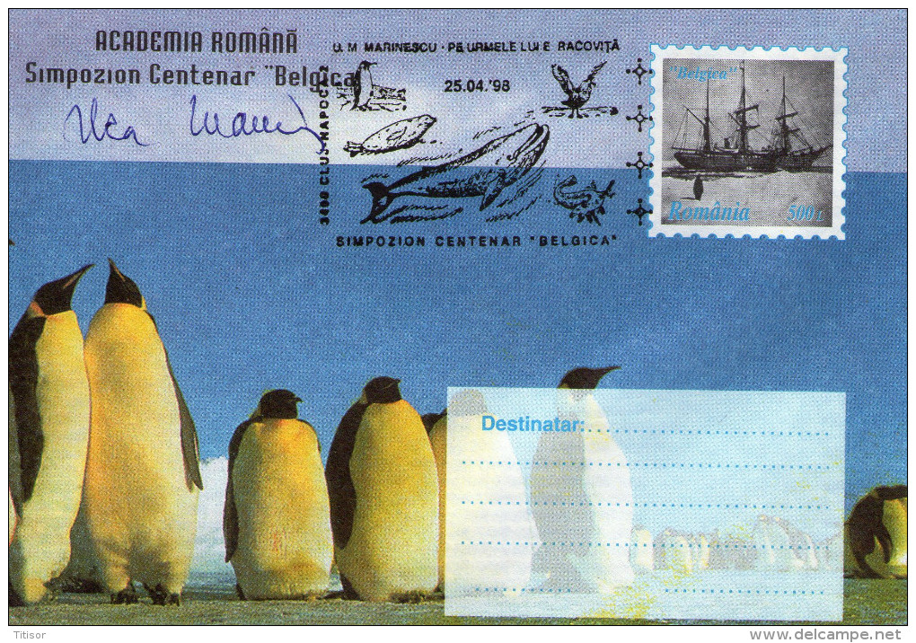 Antarctica, Belgica 100 Years. - Poolshepen & Ijsbrekers