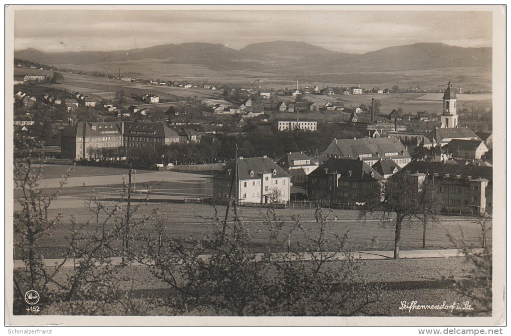 AK Seifhennersdorf Blick Windmühlenberg Siedlung Bei Neugersdorf Ebersbach Warnsdorf Rumburg Zittau Löbau Grossschönau - Seifhennersdorf