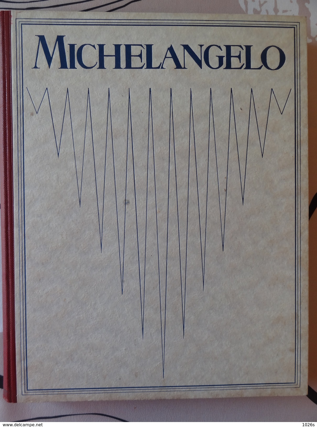 LIVRE D'ART SUR MICHELANGELO DE 1923 PAR FRITZ KNAPP PAR LES EDITIONS F.BRUCKMANN - MUNCHEN - Museos & Exposiciones