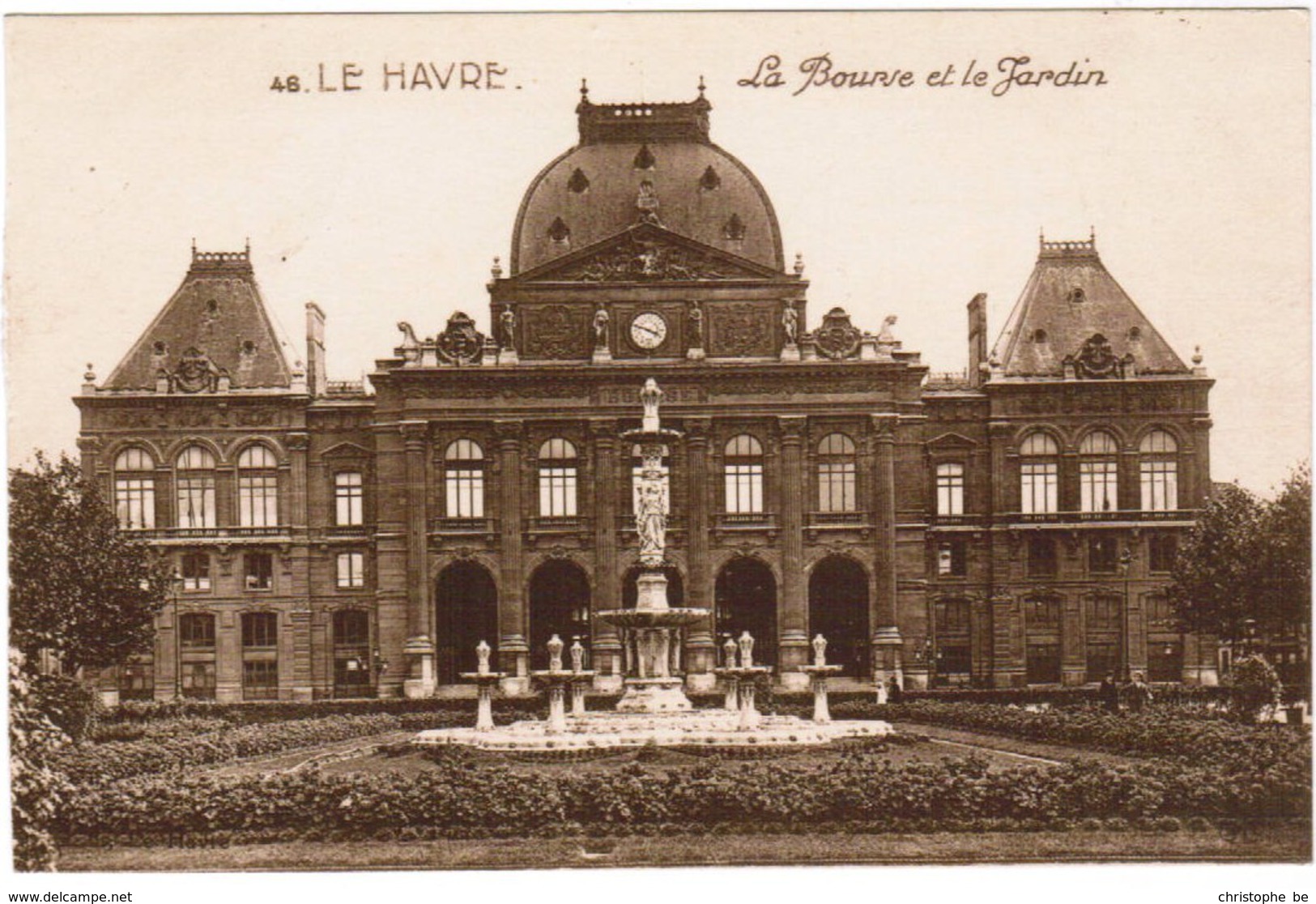 CPA Le Havre, La Bourse Et Le Jardin (pk30876) - Square Saint-Roch