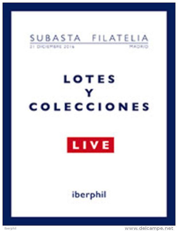 SOBRE Espectacular Colección Entre 1850 Y 1865, De Las Diversas Emisiones De Isabel II Sin Dentar, Incluyendo Car - Sammlungen (im Alben)