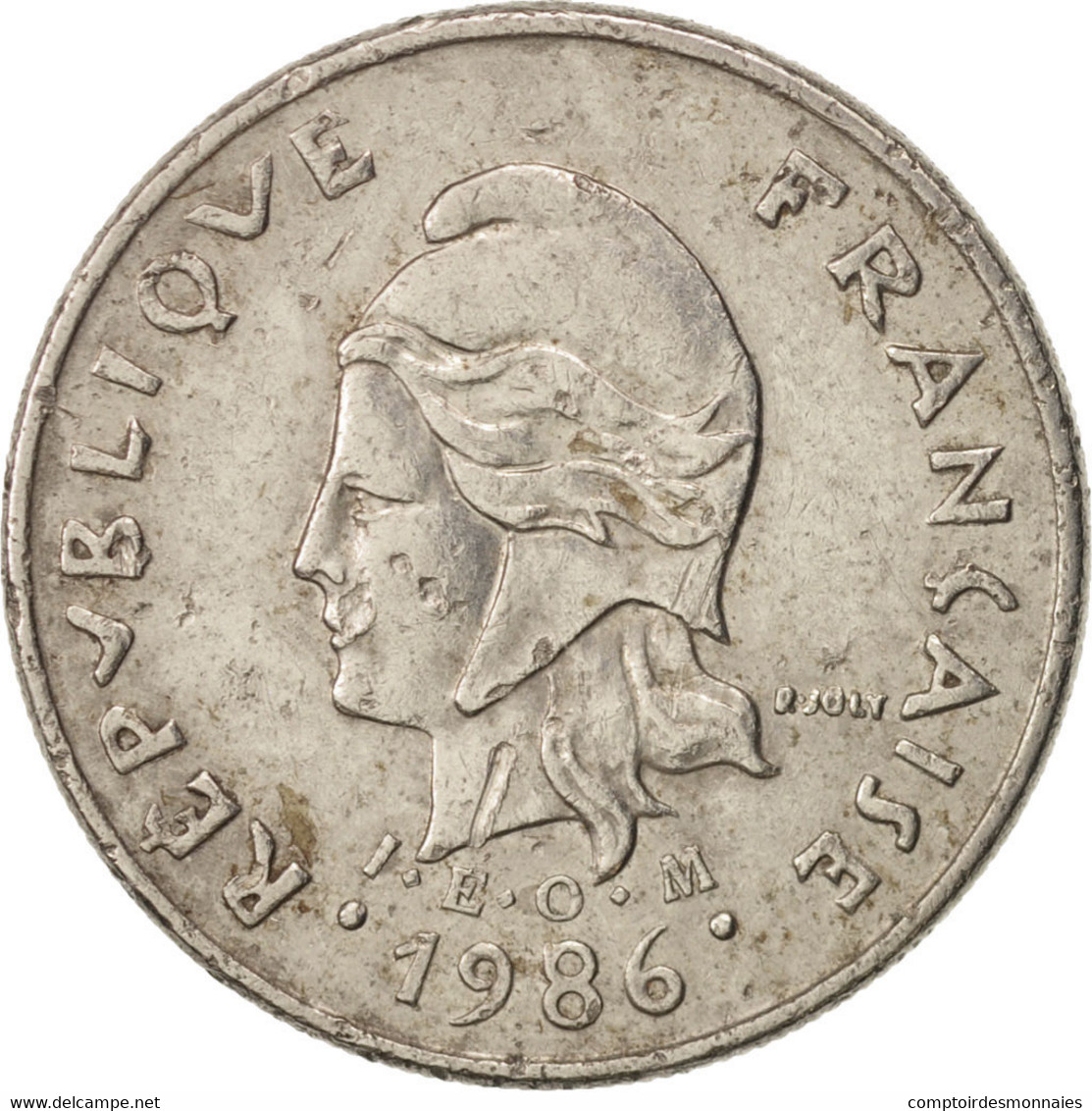 Monnaie, French Polynesia, 10 Francs, 1986, Paris, TTB, Nickel, KM:8 - Polynésie Française