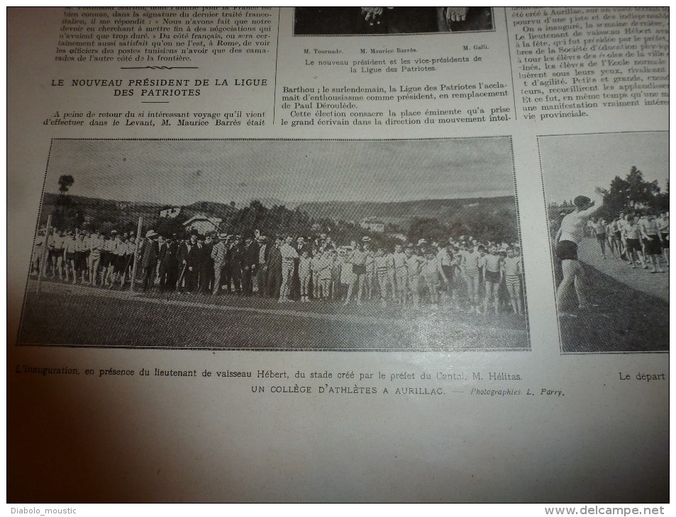 1914 HANSI condamné;Révolution IRLAND (Ulster);Sécurité du PLM;Saint-Jean-Cap-Ferrat;Peinture et Sculpture; HERBERTISME