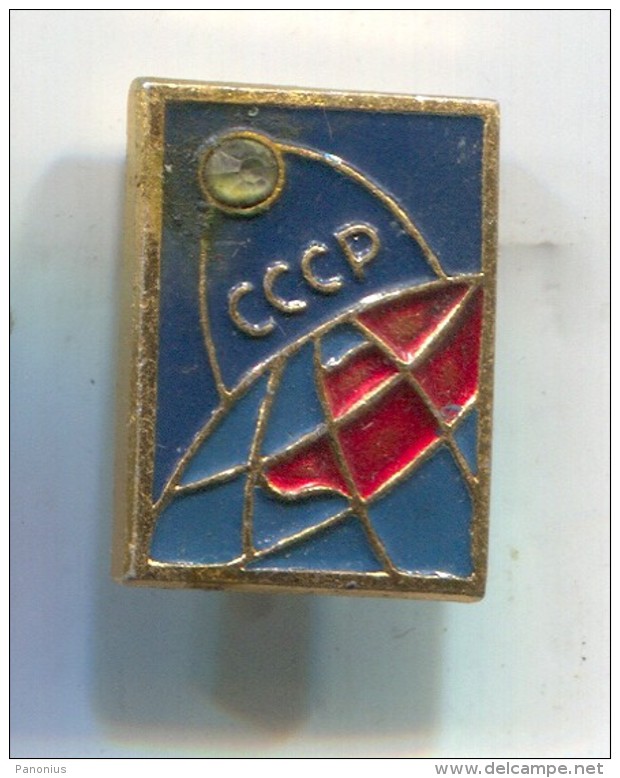 Space Cosmos Spaceship Programe - Russian ( USSR ), Vintage Pin Badge, Abzeichen - Raumfahrt