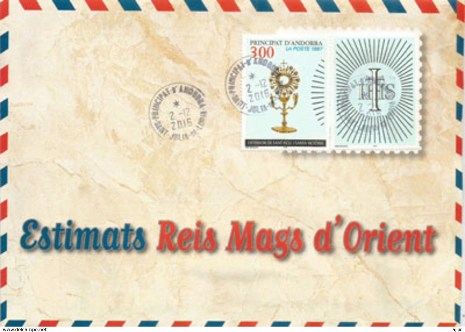 Lettre Aux Rois Mages D'Orient, Depuis L'Andorre - Cartas & Documentos