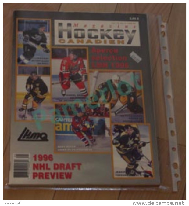 Hockey Canada - Magazine Hockey Canadien, Appercu Selection LNH 1996, 164 Pages - Autres & Non Classés