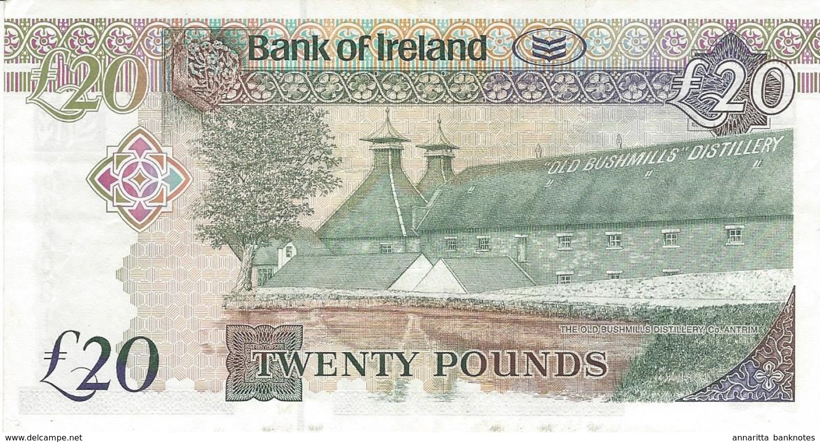 Northern Ireland (BOI) 20 Pounds 2008 XF Cat No. P-85 / IEN131a - 20 Pounds