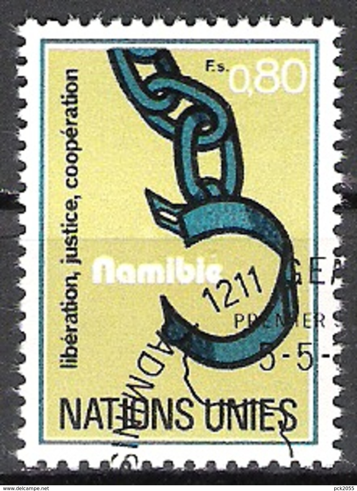 UNO Genf 1978 MiNr.75 O Gest. Namibia (  4009 ) - Oblitérés