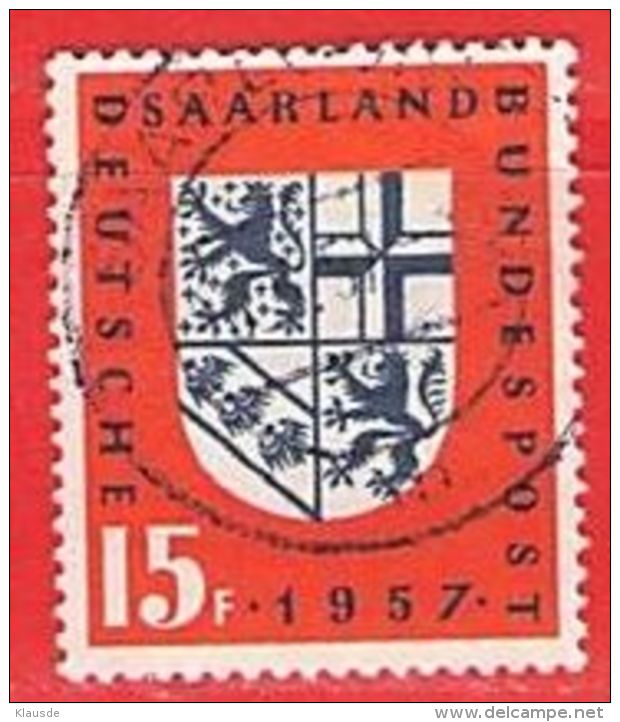 MiNr.379 O Deutschland Saarland (1957-1959) - Gebruikt