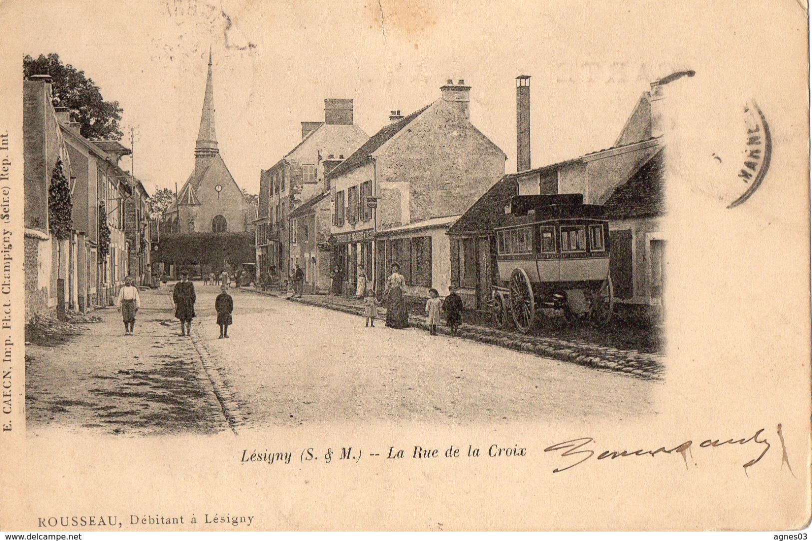 LESIGNY   -  La Rue De La Croix - Lesigny