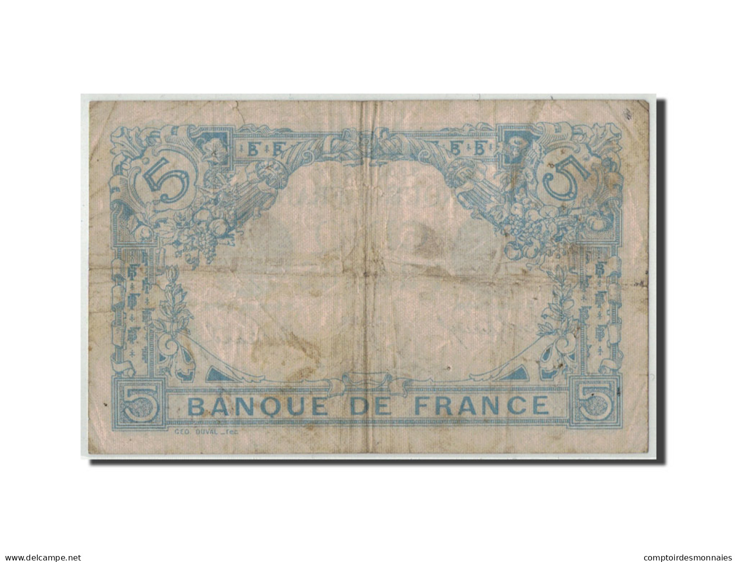 Billet, France, 5 Francs, 5 F 1912-1917 ''Bleu'', 1916, 1916-12-02, TB+ - 5 F 1912-1917 ''Bleu''