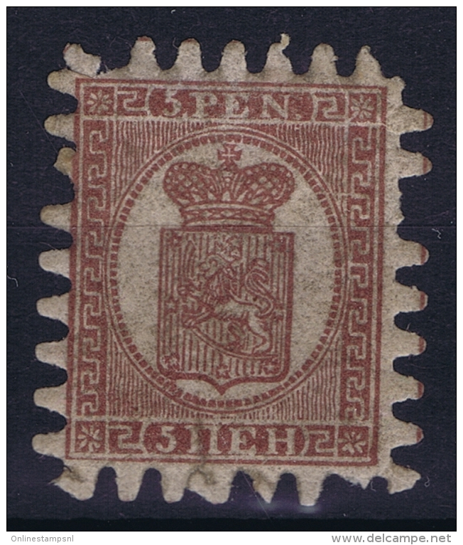 Finland: 1866 Mi Nr 5 B ,   Very Light Hinged   MH/* Falz/ Charniere - Neufs