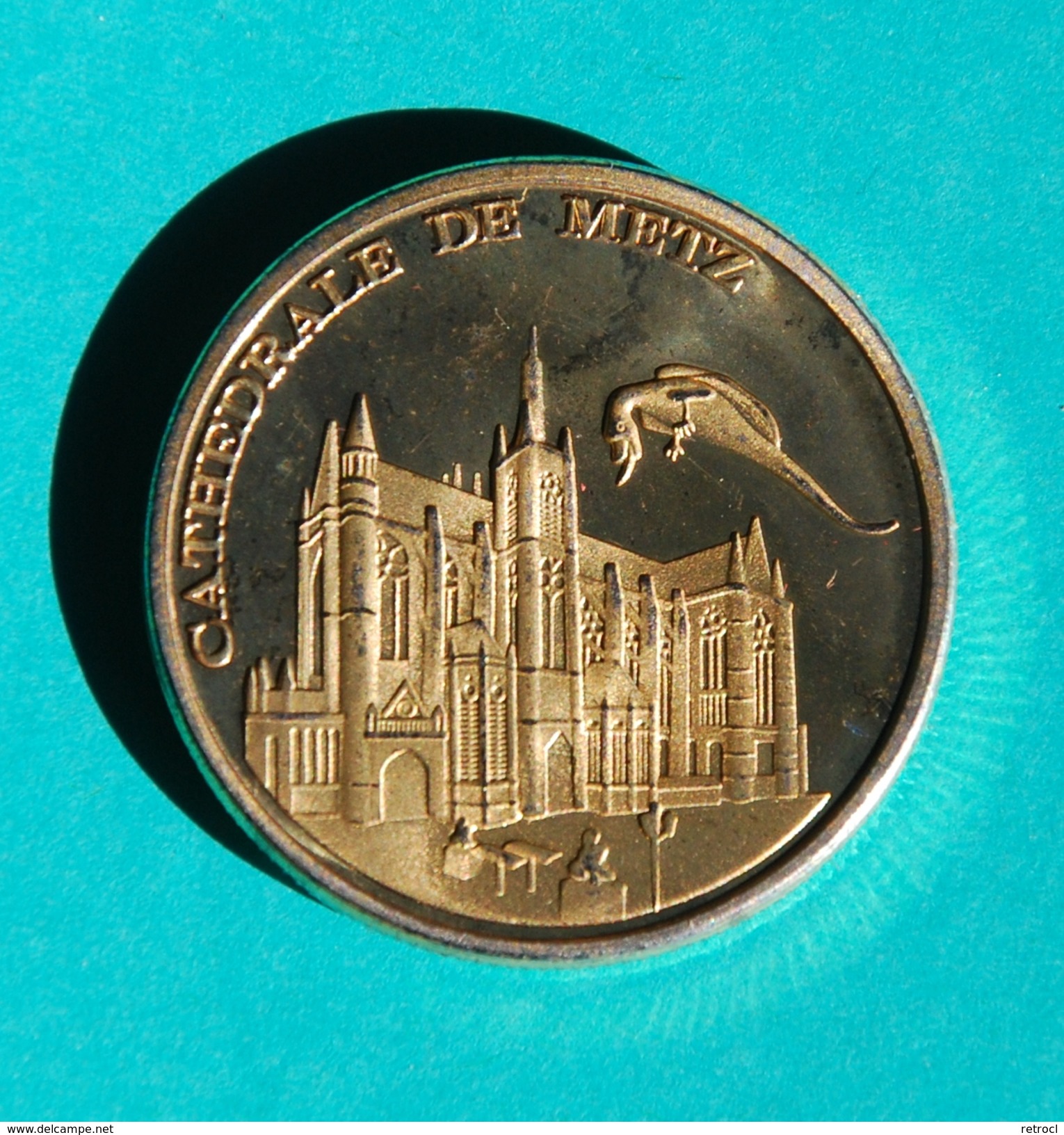 Jeton Touristique -Souvenirs Et Patrimoinr - Ville Metz - Cathedrale De Metz - Autres & Non Classés