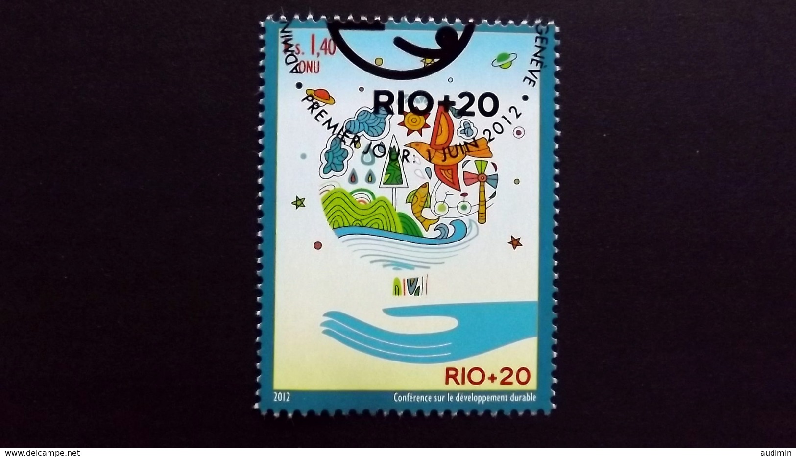 UNO-Genf 794 Oo/ESST, Konferenz Der Vereinten Nationen über Nachhaltige Entwicklung (UNCSD), Rio De Janeiro - Used Stamps