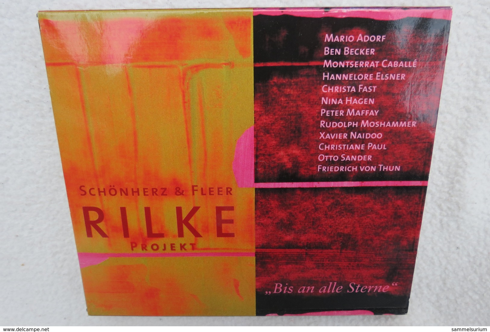 CD "Schönherz & Fleer" Bis An Alle Sterne, Rilke Projekt - Autres - Musique Allemande