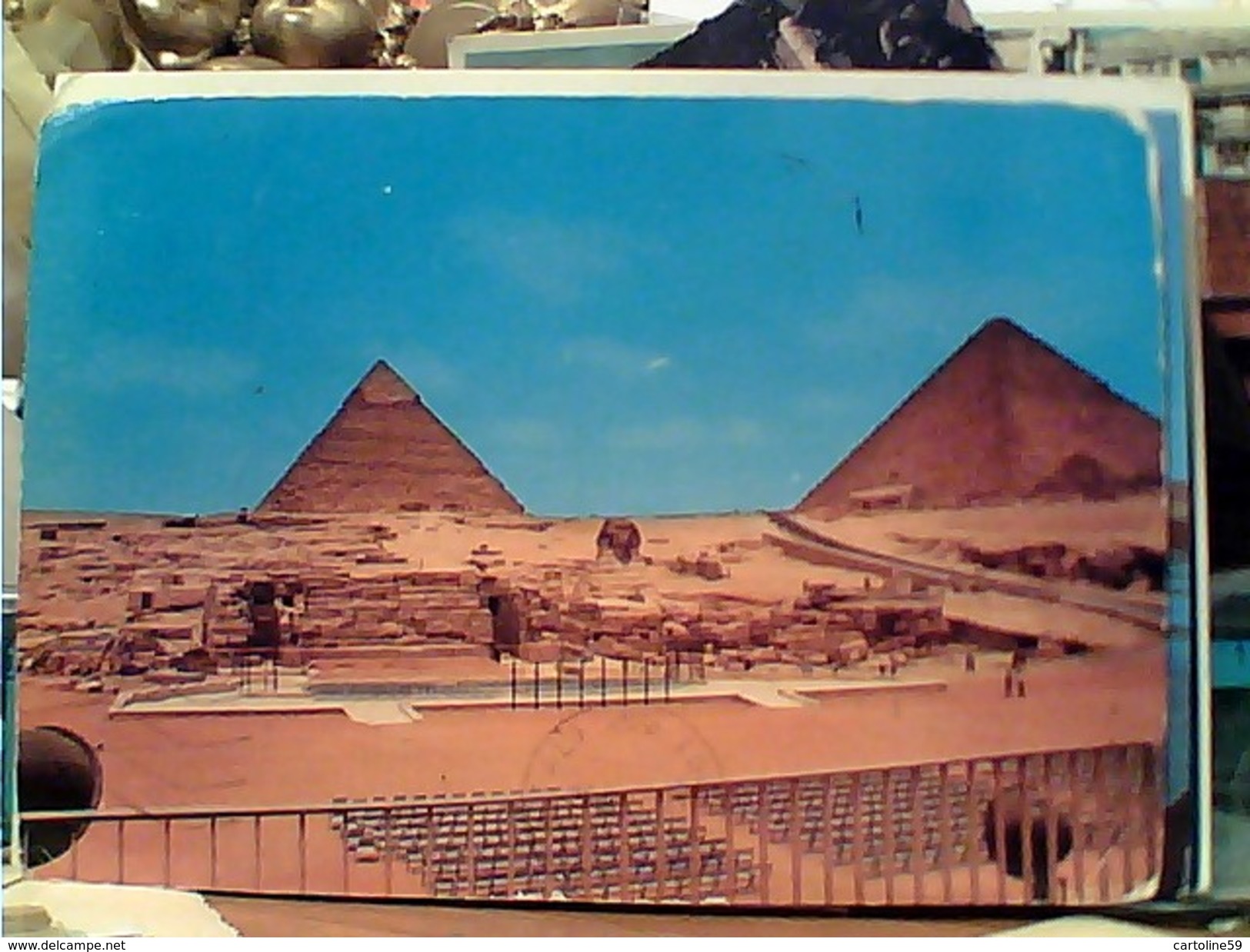 8 CARD EGITTO  EGYPT PIRAMIDI  ART STATUE LUXOR  GIZA  NVB1961/80 FV9095 - Pyramiden