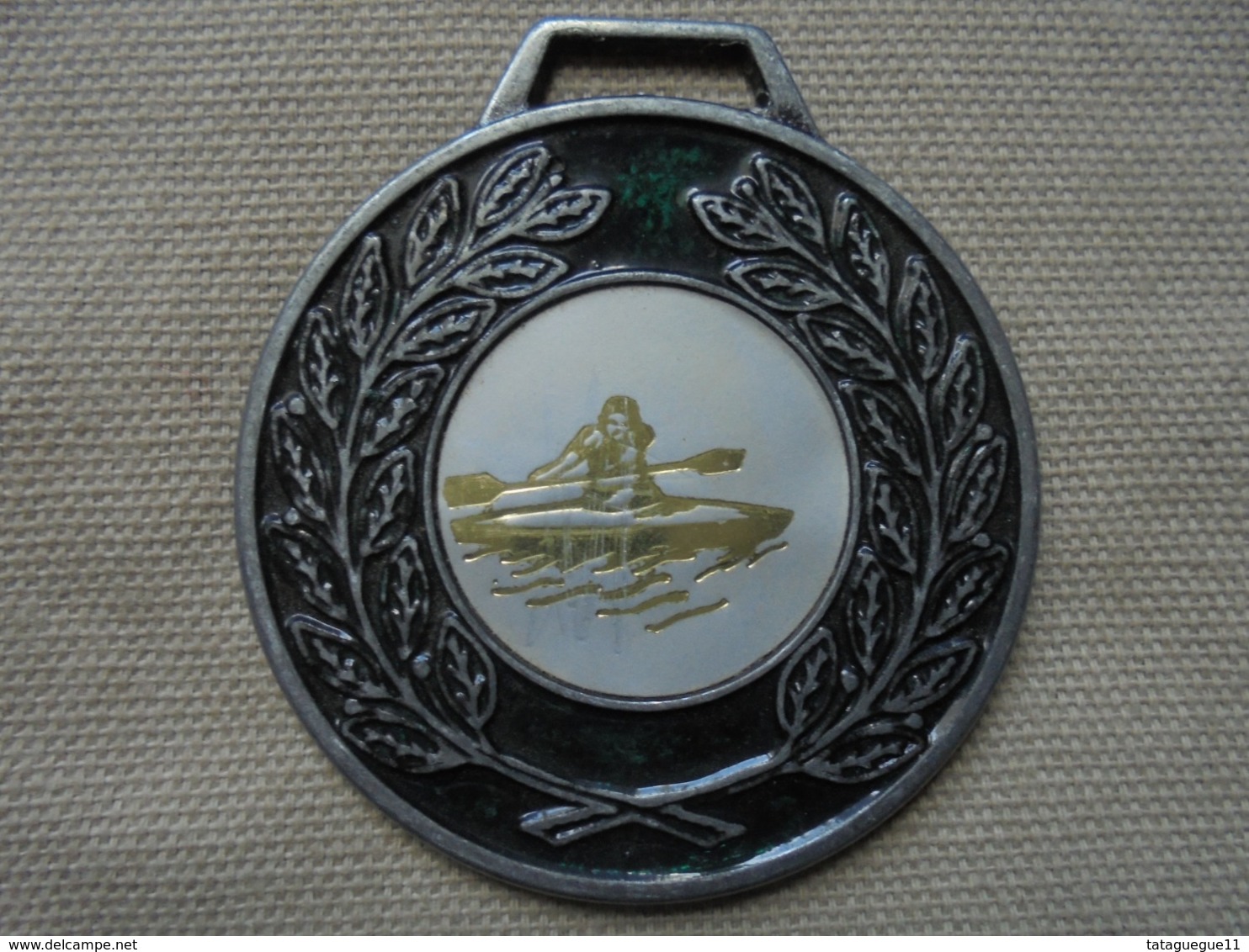 Ancien - Médaille Sportive Aviron Années 80 - Rowing