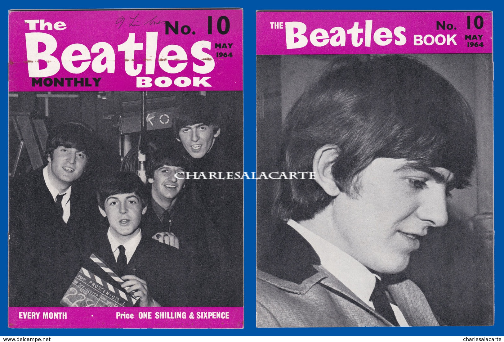 1964 MAY THE BEATLES MONTHLY BOOK No.10 AUTHENTIC SUBERB CONDITION SEE THE SCAN - Amusement