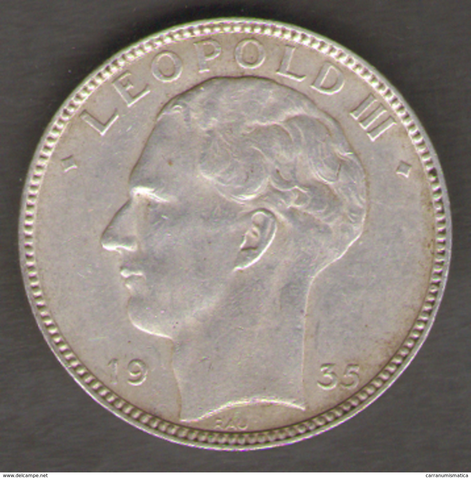 BELGIO 20 FRANCHI 1935 AG SILVER - 20 Frank